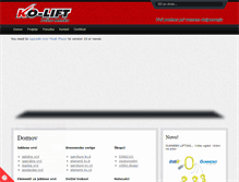 Tablet Screenshot of ko-lift.si
